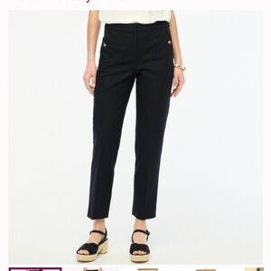J Crew Factory Linen-Cotton Blend Sailor Pant